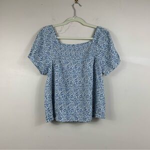 Old navy boho floral short sleeves-small